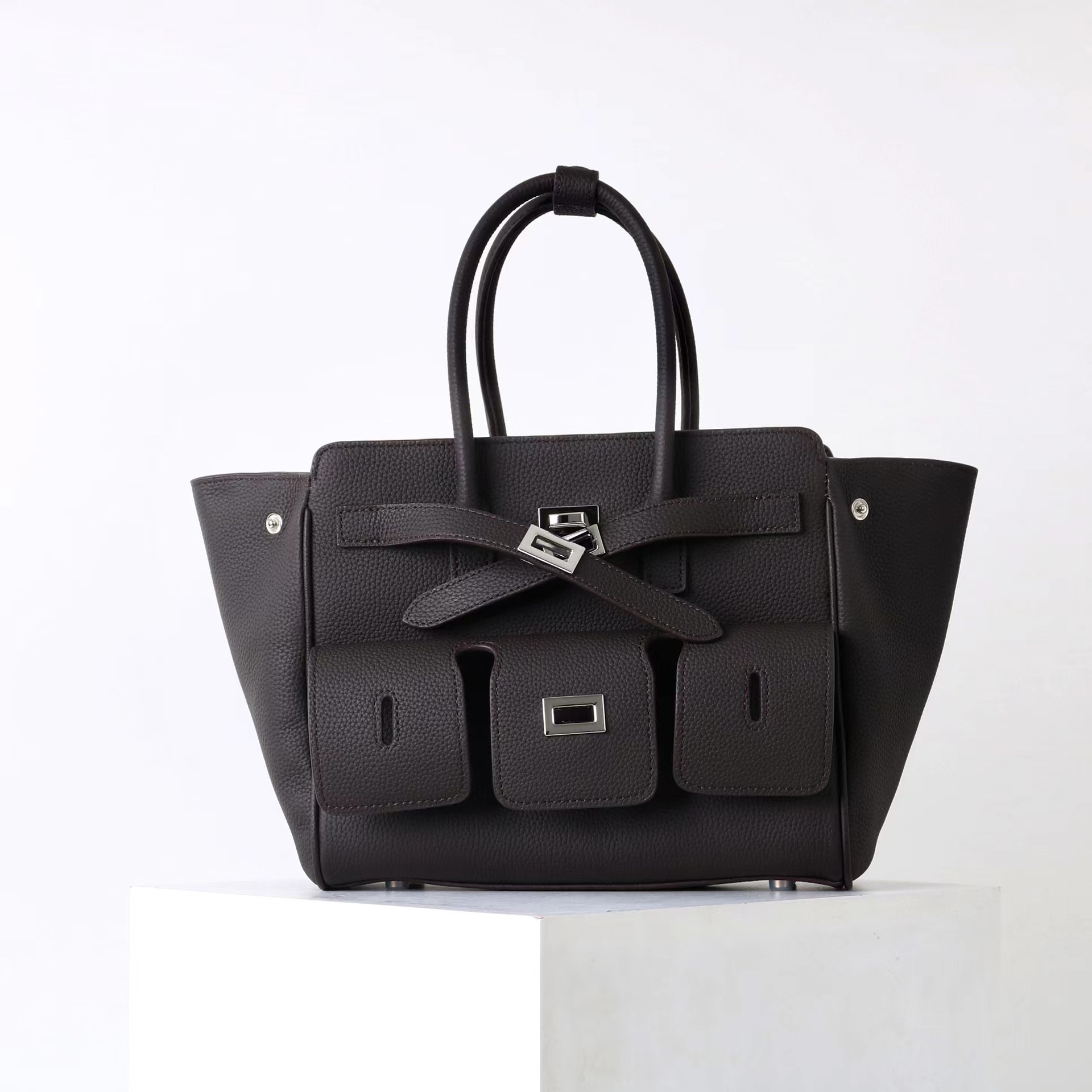 Luxury Bags With Silver Hardware - Luxus Marke Aus Echtem Leder Frauen