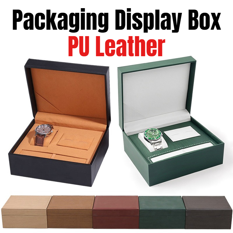 Luxury Bags List - PU-Leder Luxus Schmuck- und Manschettenknopfbox Uhrenbox