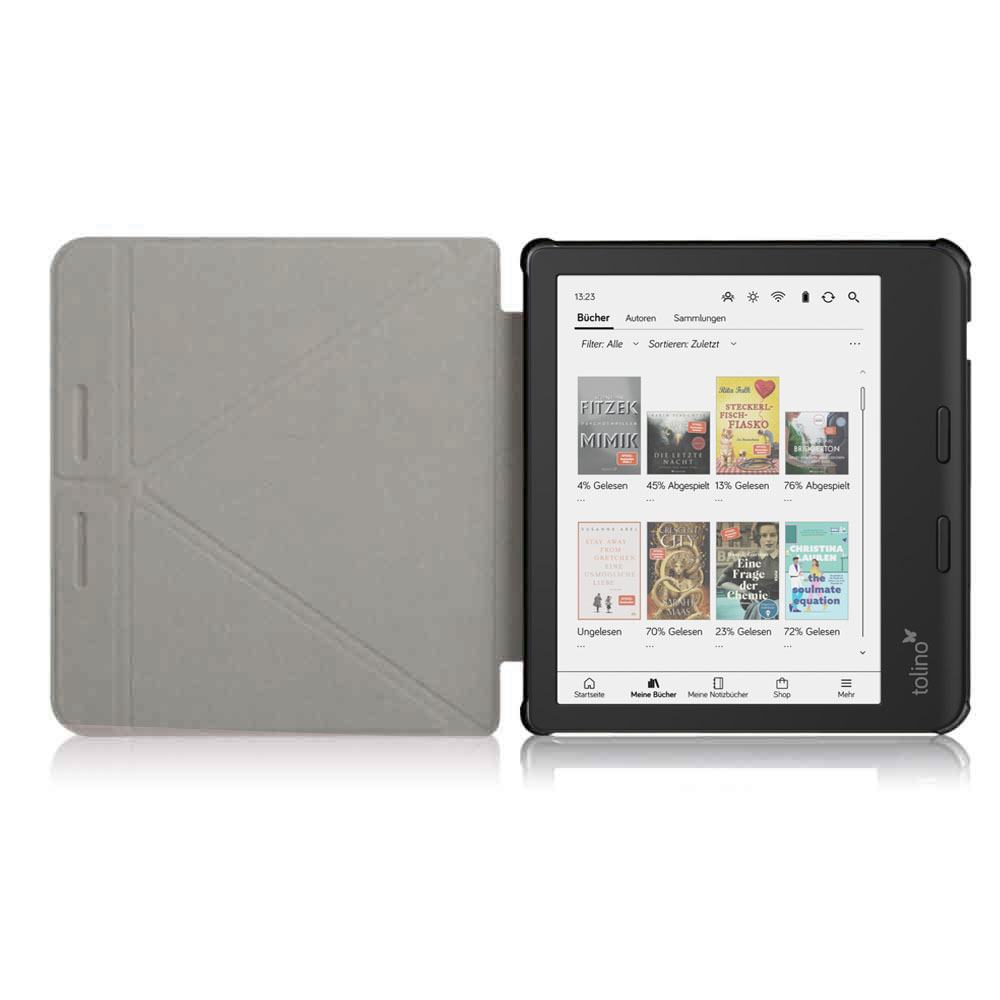 Briefcase Leather Slim - Standhülle für 7 Zoll Tolino Vision