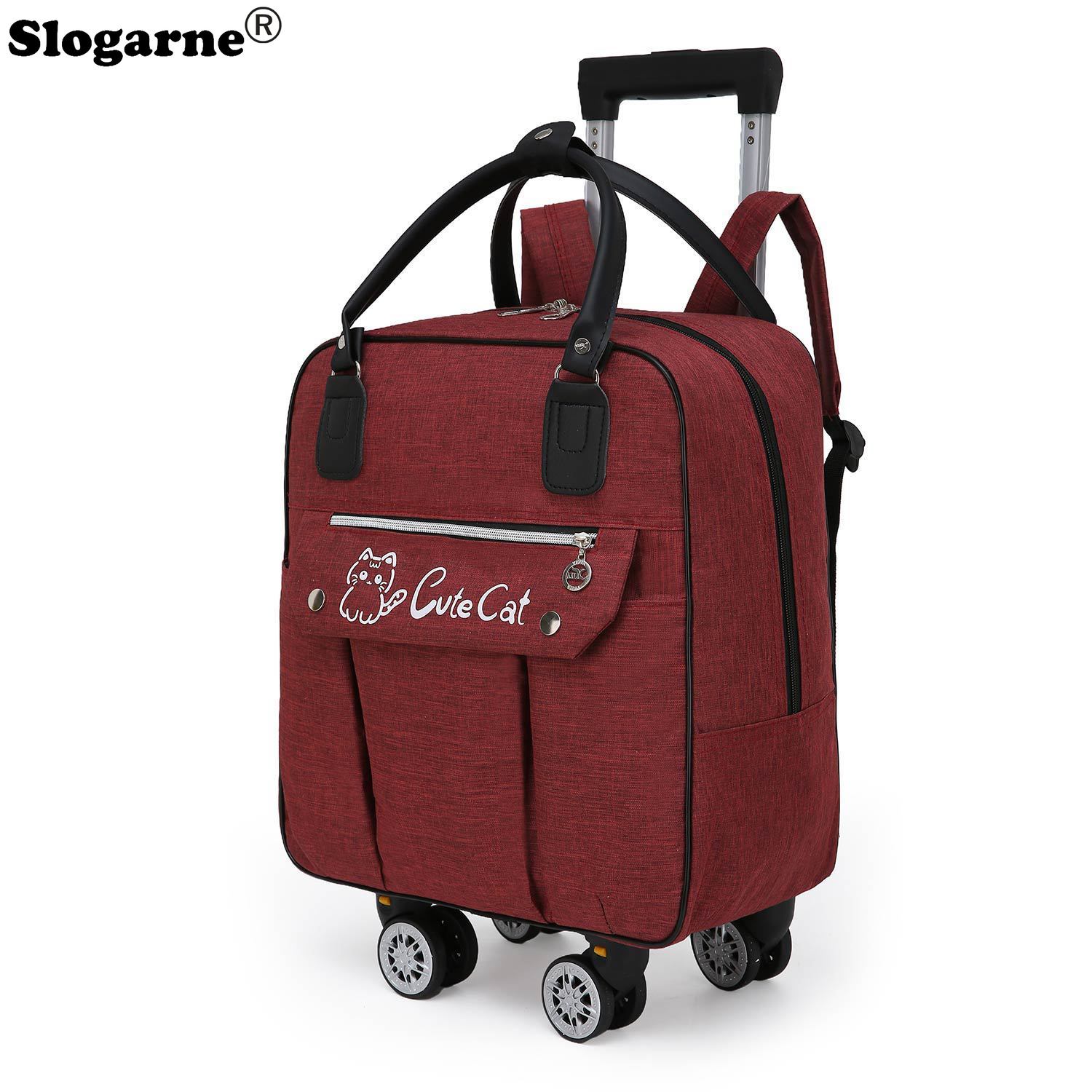 Weekender Bag Duffle - Trolley Große Kapazität Reisetasche Räder Spinner