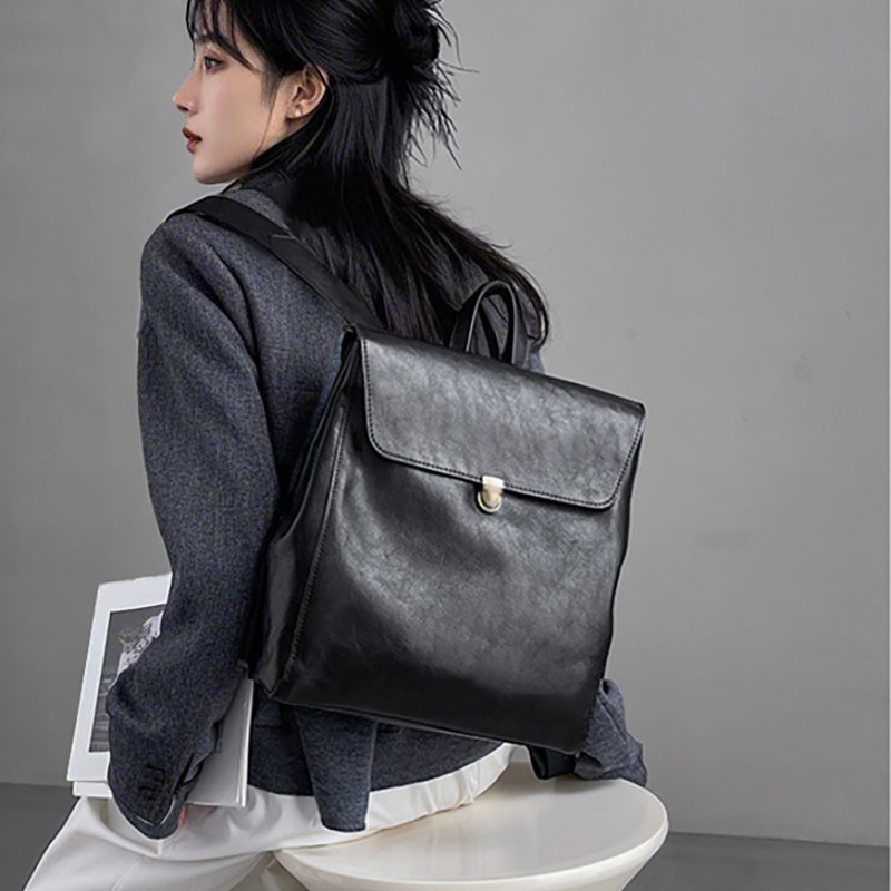 Luxury Zipper Bags - Luxus-Marken-Rucksack aus echtem Leder für Damen,