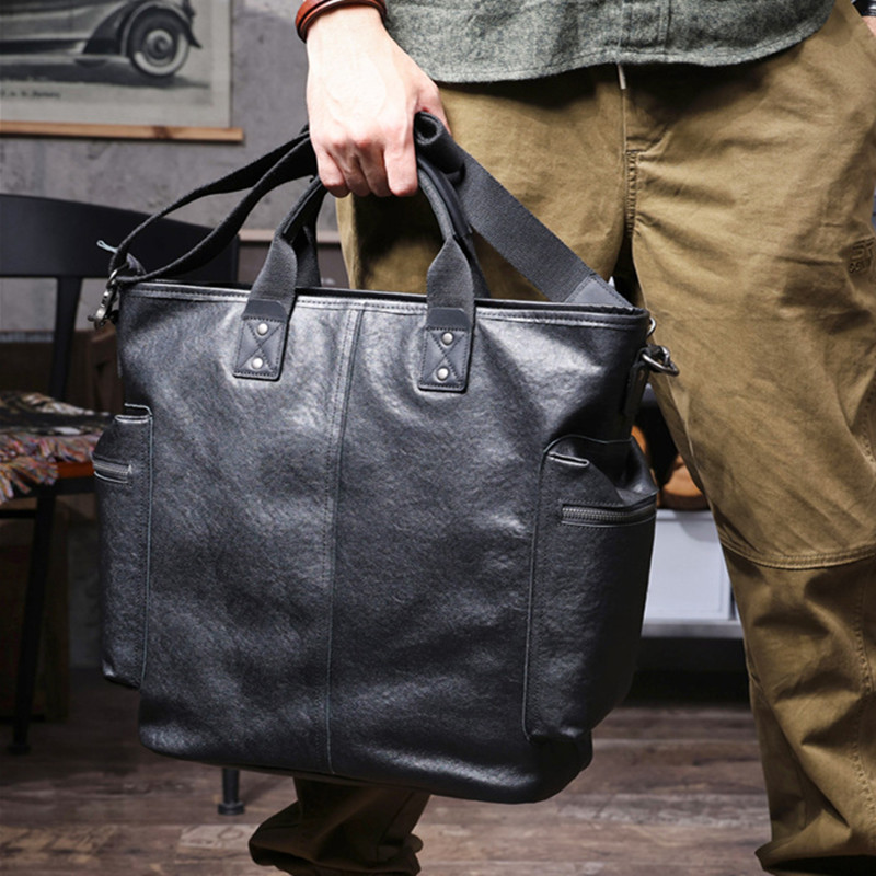 Laptop Bag Leather 15 - 15 Zoll Designer Handgefertigte Aktentasche aus