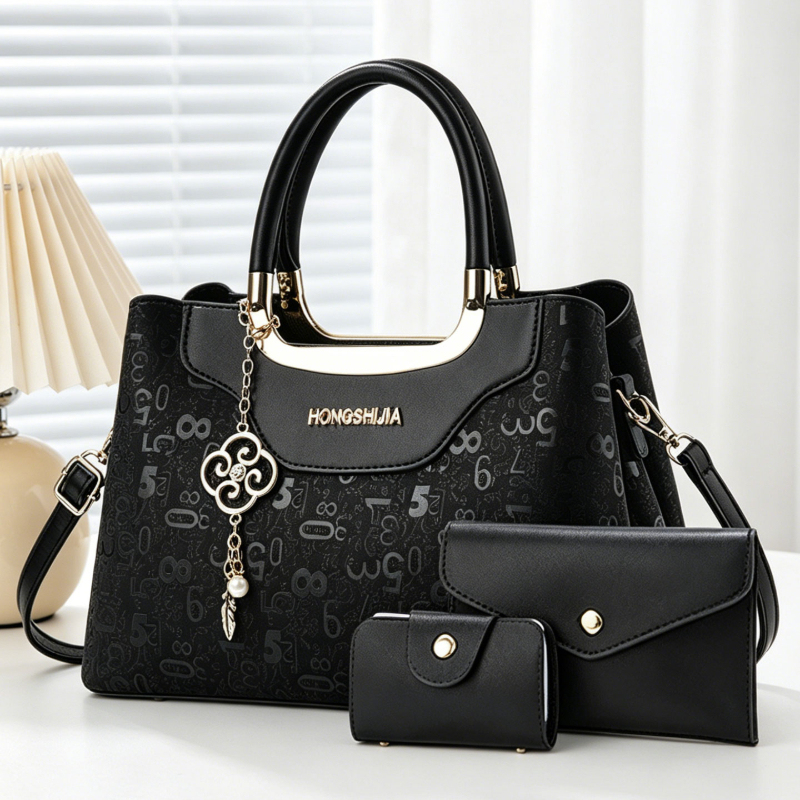 3-teiliges Modisches Damen-Han – Luxury Zipper Bags Bewertung und Preis
