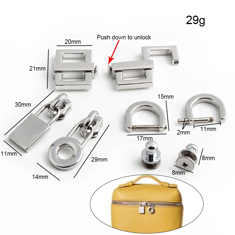 Gold, Silber Edelstahl Metall  – Luxury Bags With Silver Hardware Bewertung und Preis