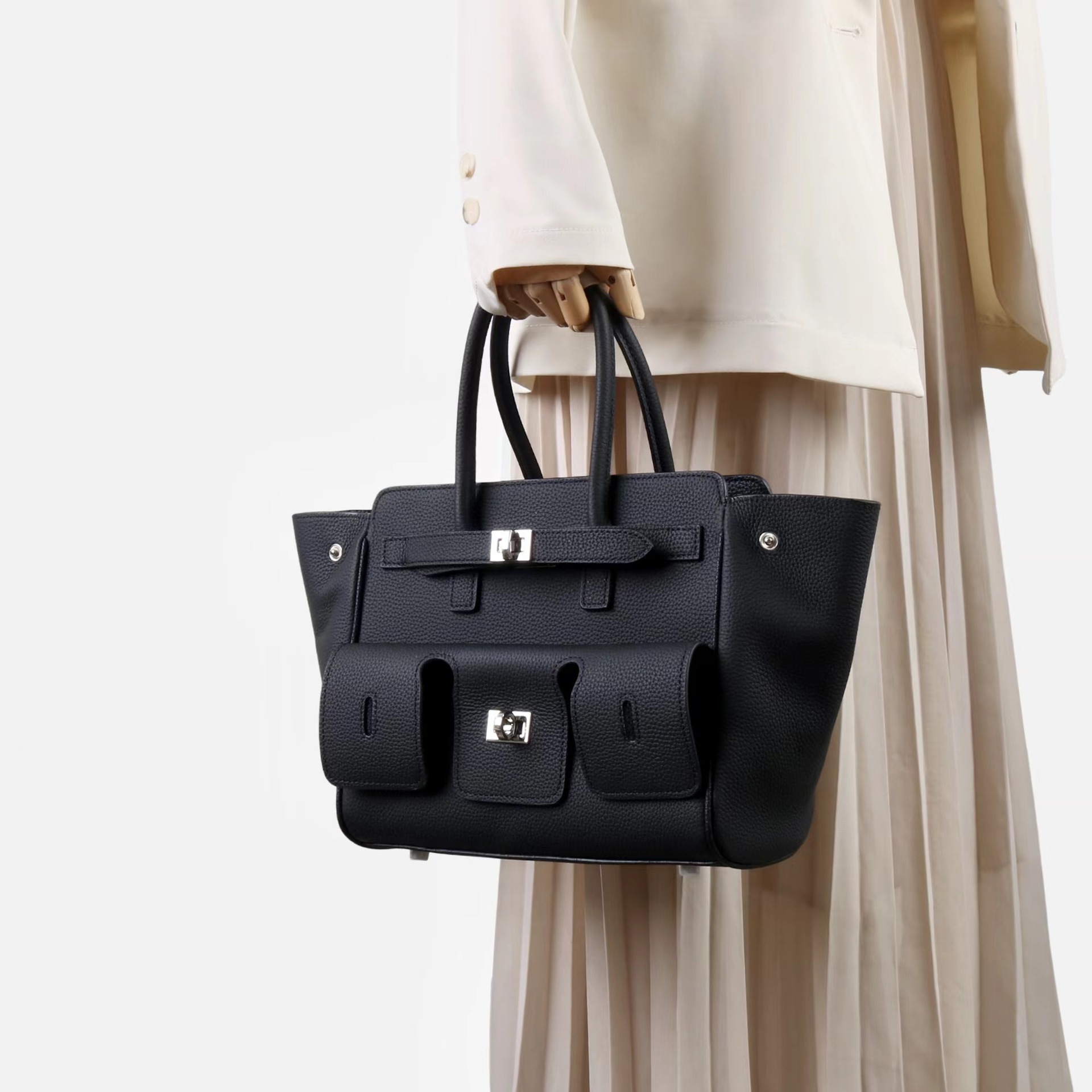 Luxus Marke Aus Echtem Leder F – Luxury Bags With Silver Hardware Bewertung und Preis