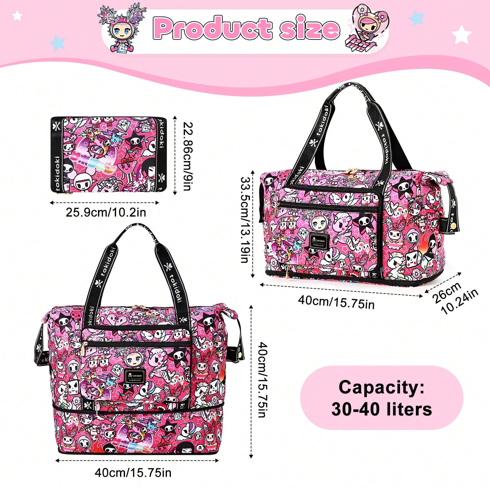 Offiziell lizenzierte Tokidoki – Weekender Bag Duffle Bewertung und Preis