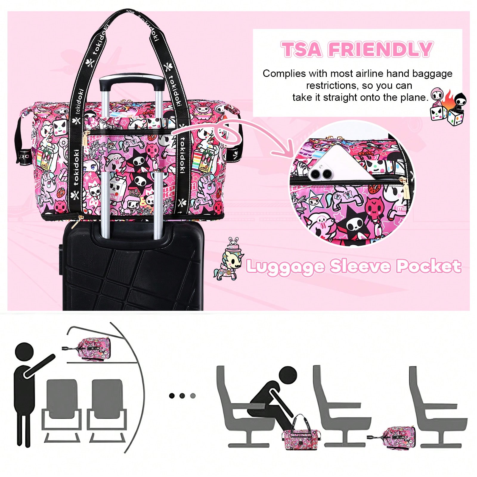 Offiziell lizenzierte Tokidoki – Weekender Bag Duffle Bewertung und Preis