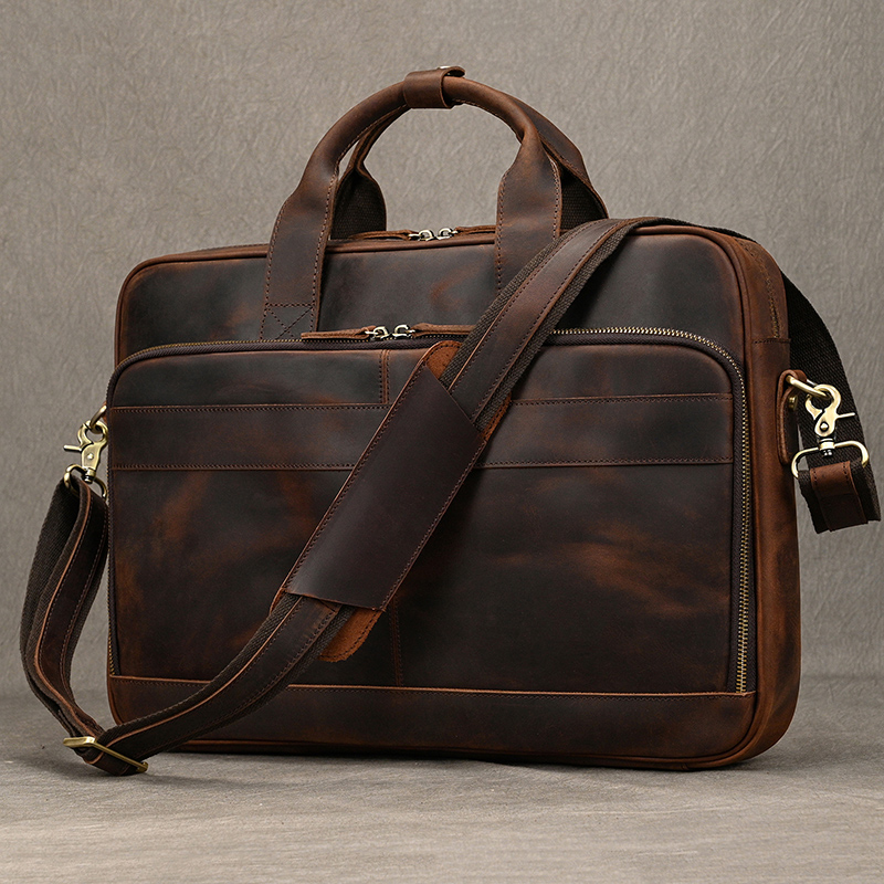 Crazy Horse Echtes Leder Männe – Laptop Bag Leather 15 Bewertung und Preis