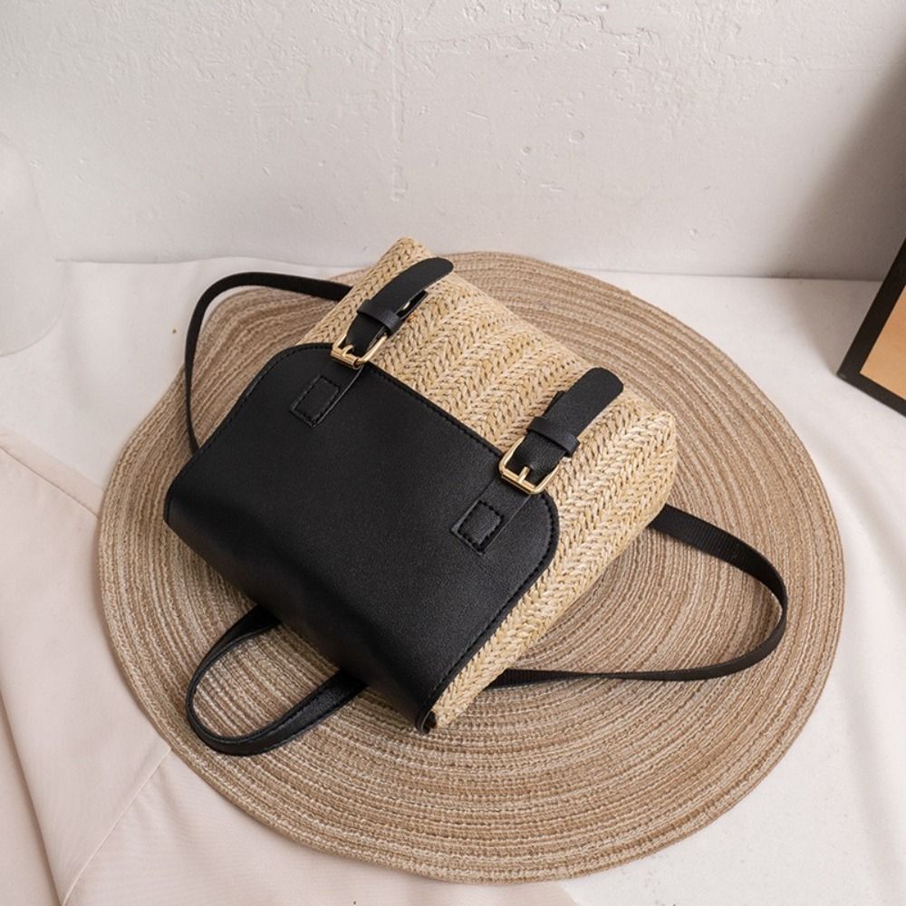 Trendiger PU-Leder Stroh-Rucks – Luxury Bags Vintage Bewertung und Preis