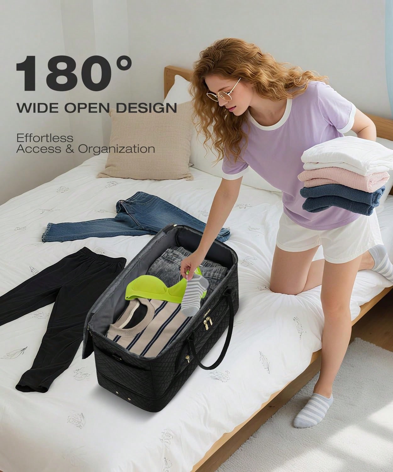 2-teiliges Modisches Vielseiti – Weekender Bag Duffle Bewertung und Preis