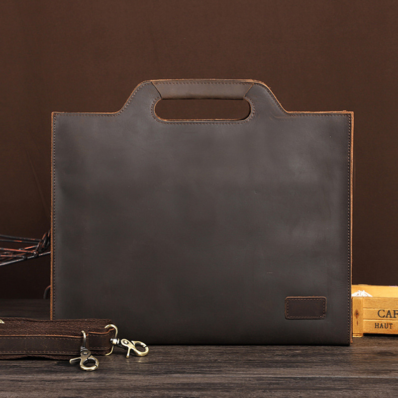 Newsbirds Dicken Leder Schwarz – Briefcase Leather Slim Bewertung und Preis