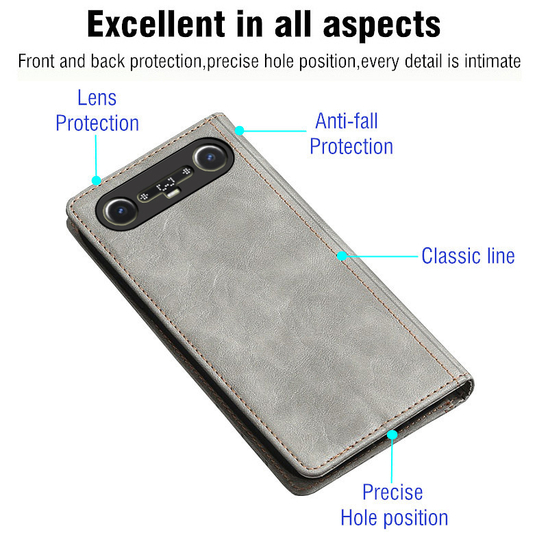 Flip-Lederhülle für Tecno Camo – Briefcase Leather Slim Bewertung und Preis