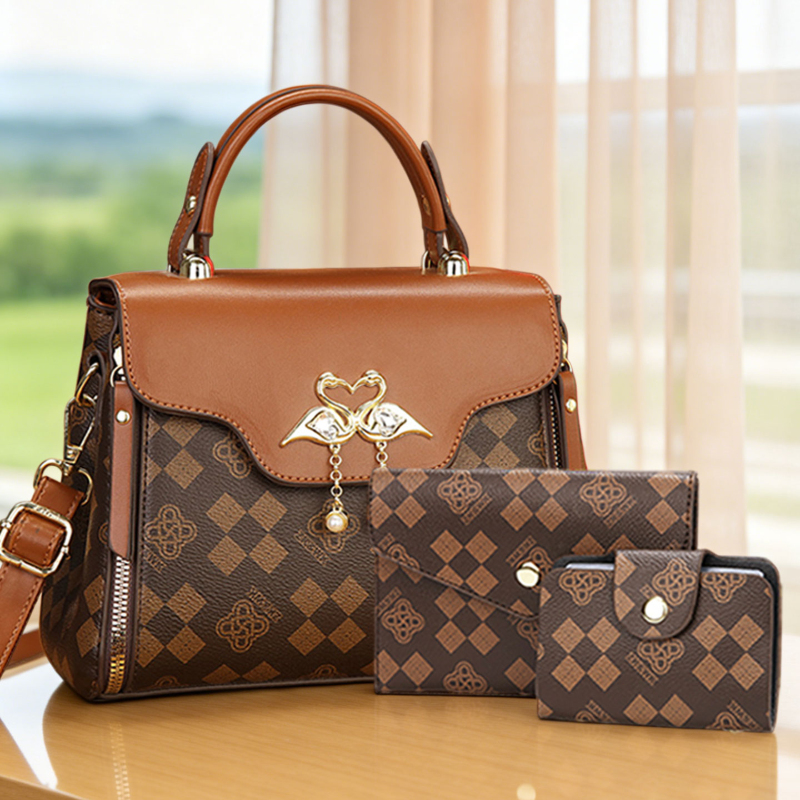 3-teiliges Damen-Taschenset, l – Luxury Zipper Bags Bewertung und Preis