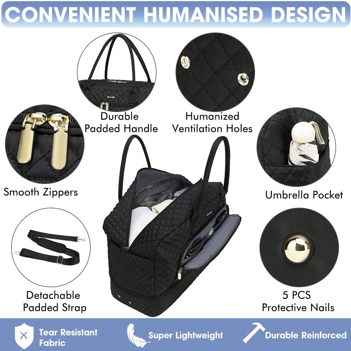 Große Damen-Reisetasche - Hand – Weekender Bag Duffle Bewertung und Preis