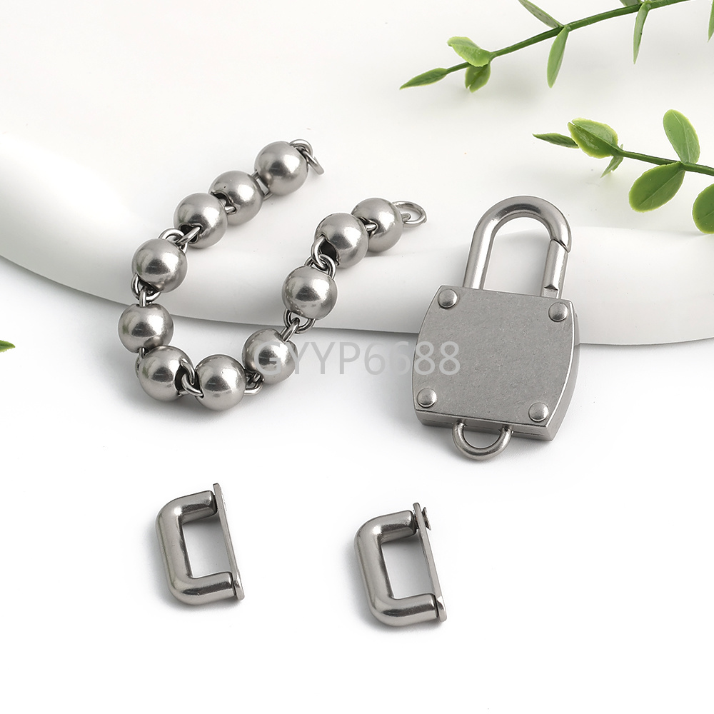 2/5/10 Sets Satin-Silber Metal – Luxury Bags With Silver Hardware Bewertung und Preis