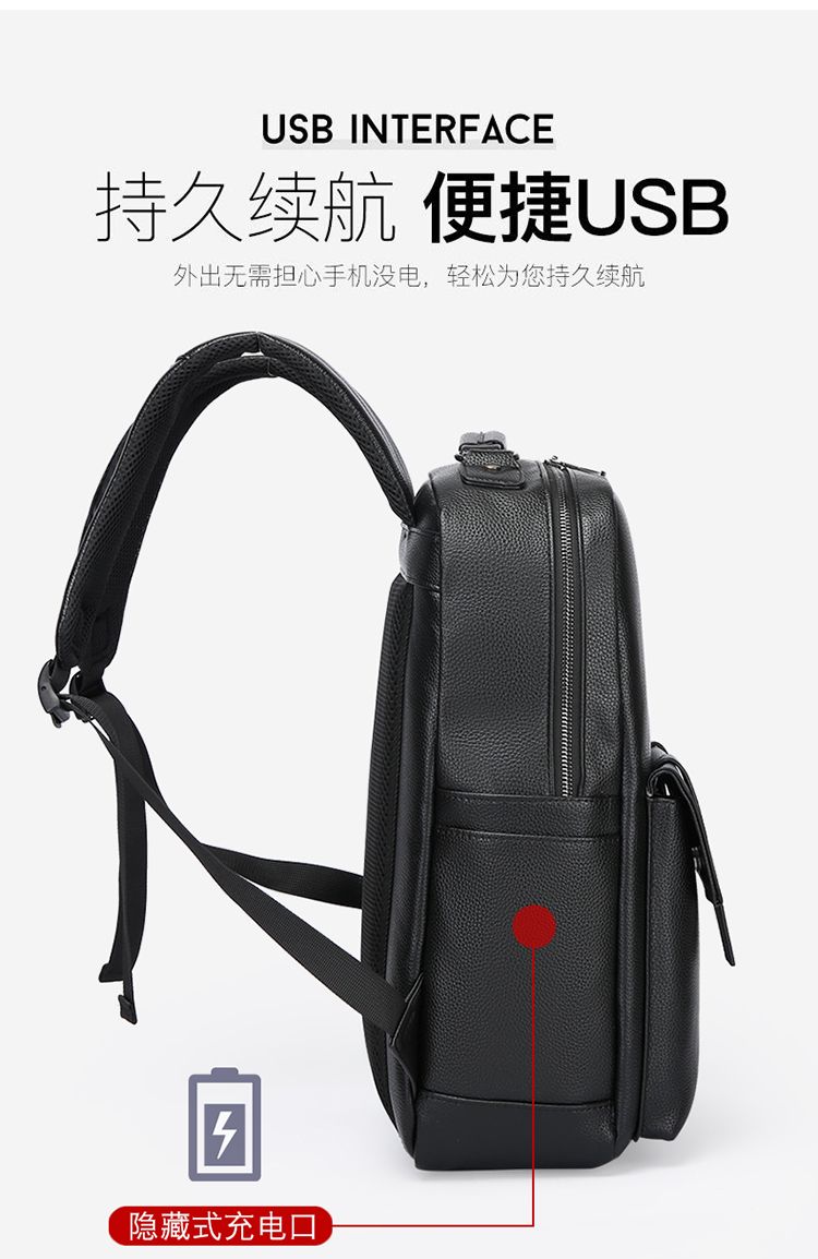 Luxuriöser Herren-Lederrucksac – Luxury Zipper Bags Bewertung und Preis